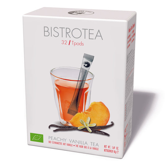 Bistrotea® Bio Schwarztee Peachy Vanilla