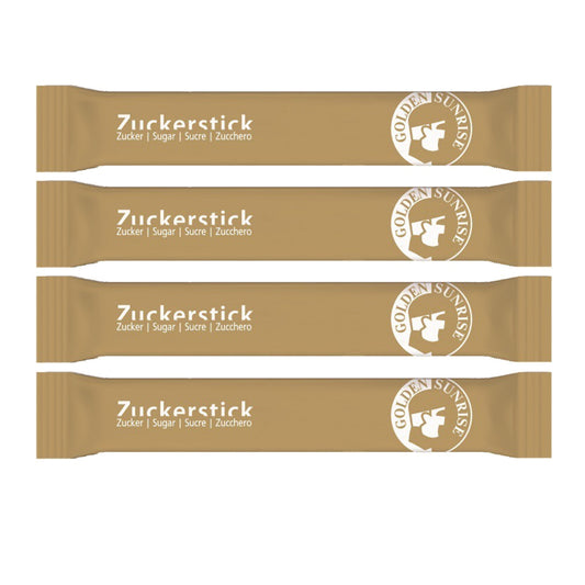 Zuckersticks Golden Sunrise 4g | edles goldenes Design | einzeln elegant verpackt