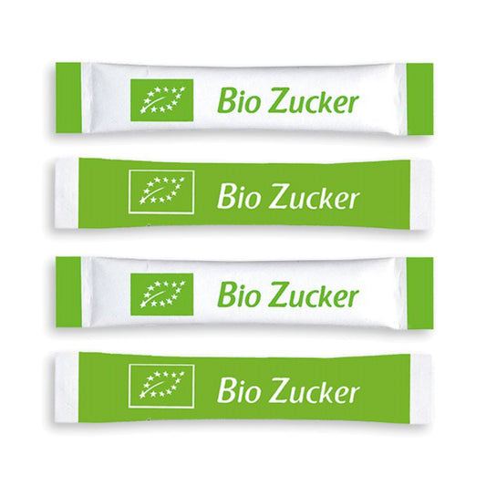 BIO Zuckersticks 3,6 g | Natürlich nachhaltiger BIO-Markenzucker aus deutschem Zuckerrübenanbau