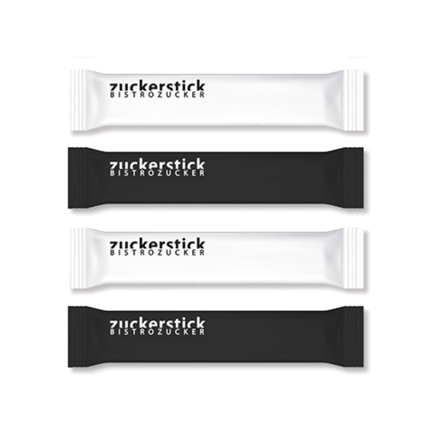 Black & White Zuckersticks 3 g | Natürlich nachhaltiger Markenzucker aus deutschem Zuckerrübenanbau