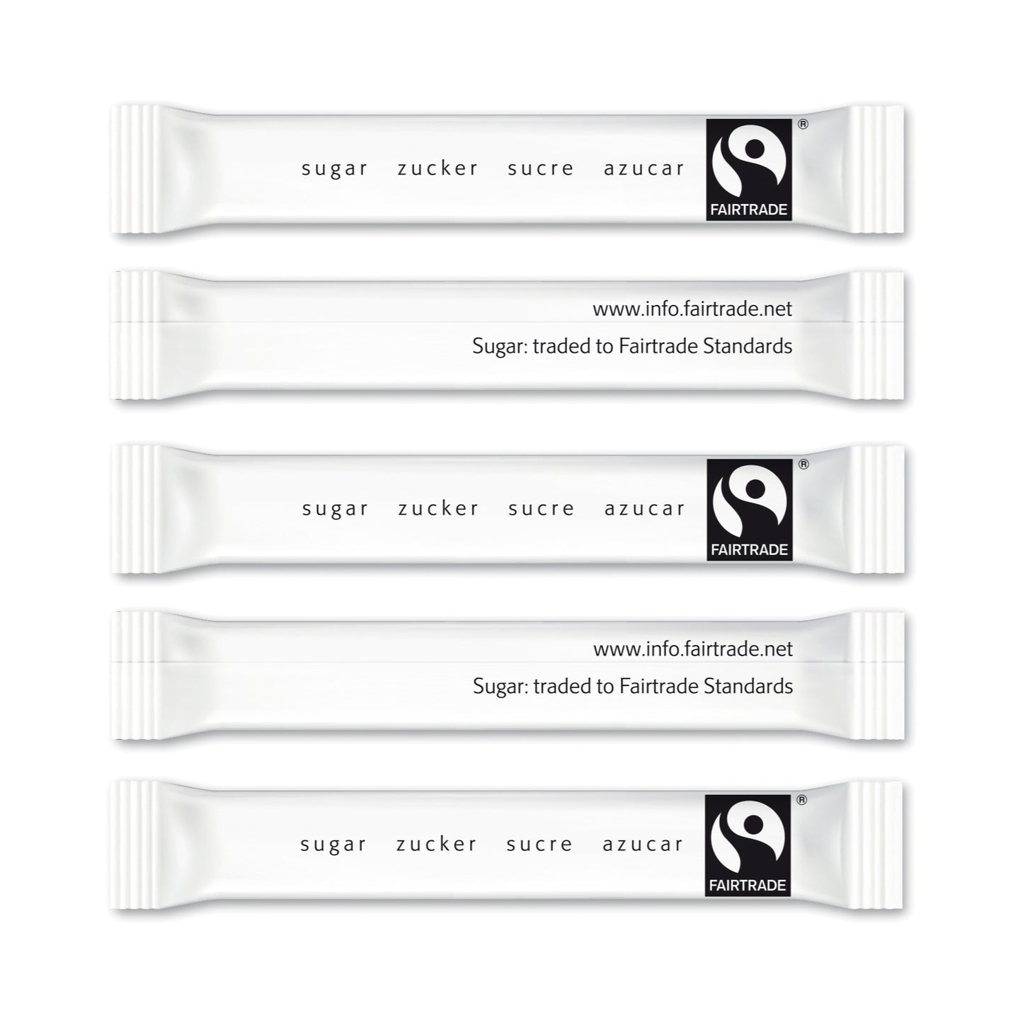 Zuckersticks Fairtrade weiß 3,5 g