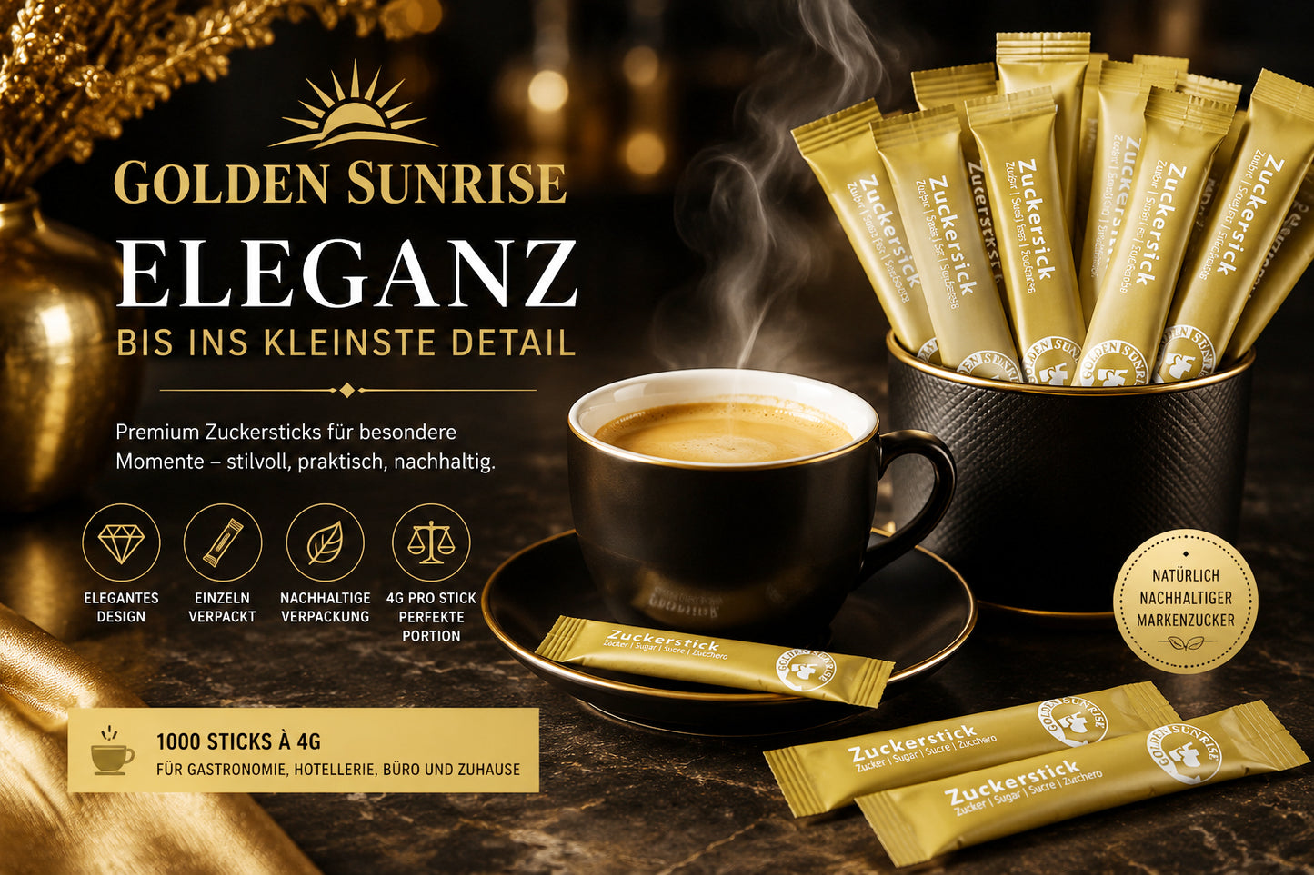 Sugar Sticks Golden Sunrise 4 g