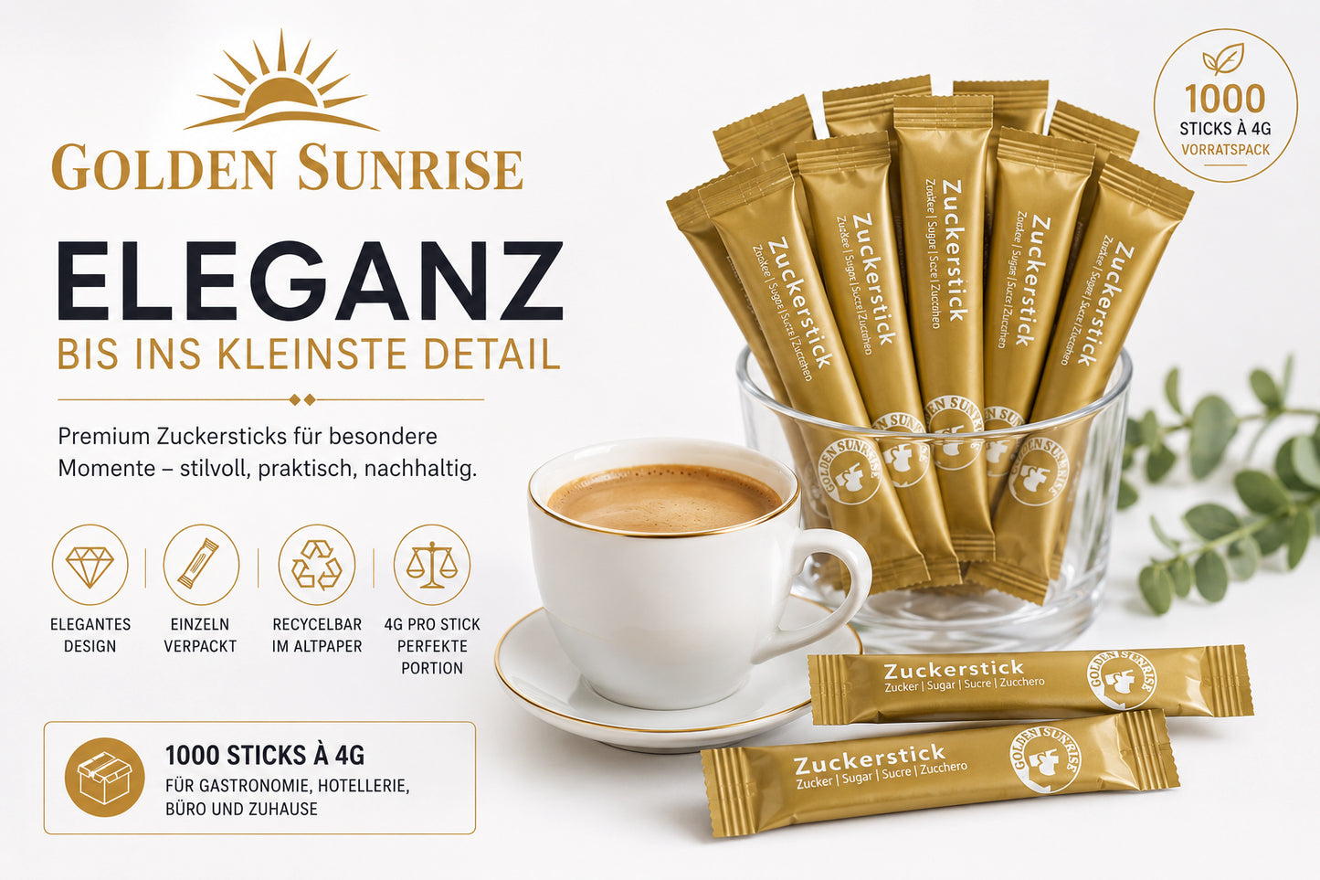 Sugar Sticks Golden Sunrise 4 g